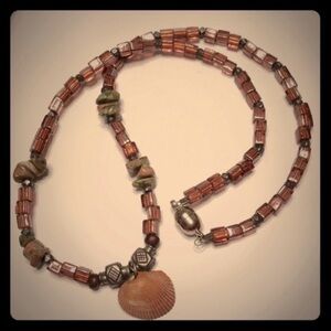 Shell and Stone Necklace